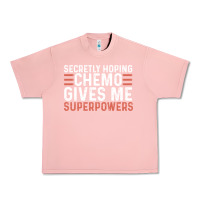Salmon secretly hoping chemo gives me superpowers cancer awareness gifts Urban Heavy Tee - linhVisuals