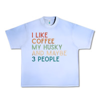 Grape Ice siberian husky dog i like coffee my husky and maybe 3 people vintage d Urban Heavy Tee - linhVisuals