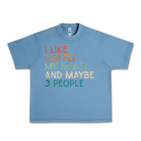 Siberian Husky Dog I Like Coffee My Husky And Maybe 3 People Vintage D Urban Heavy Tee | Teevron