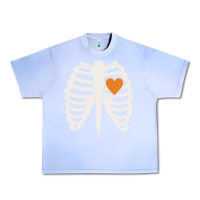 Grape Ice skeleton rib case orange pumpkin heart vintage halloween anatomy costu Urban Heavy Tee - linhVisuals