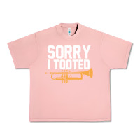 Salmon sorry i tooted funny trumpet player pun gift sarcastic humor quote Urban Heavy Tee - linhVisuals