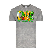 Cloud Rock love st patricks day Vintage Tee - CowhideDigitalArt