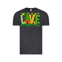 Vintage Black love st patricks day Vintage Tee - CowhideDigitalArt