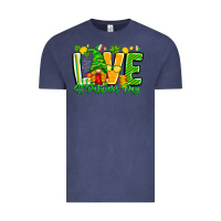 Vintage Denim love st patricks day Vintage Tee - CowhideDigitalArt