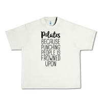 Pistachio pilates because punching people is frowned upon t shirt Urban Heavy Tee - linhVisuals