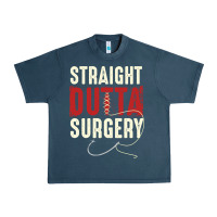 Straight Outta Surgery Funny Get Well Soon Gifts Post Surgery Supporti Urban Heavy Tee | Teevron