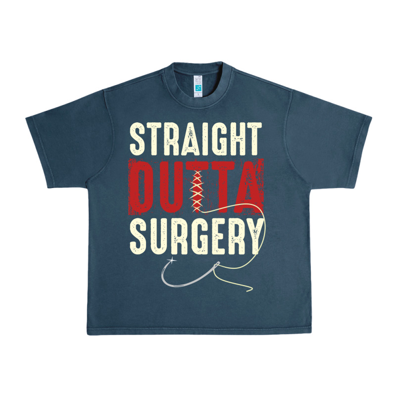 Straight Outta Surgery Funny Get Well Soon Gifts Post Surgery Supporti Urban Heavy Tee by linhVisuals | Teevron