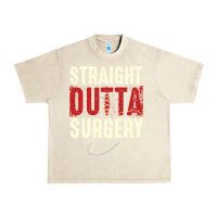 Sandshell straight outta surgery funny get well soon gifts post surgery supporti Urban Heavy Tee - linhVisuals
