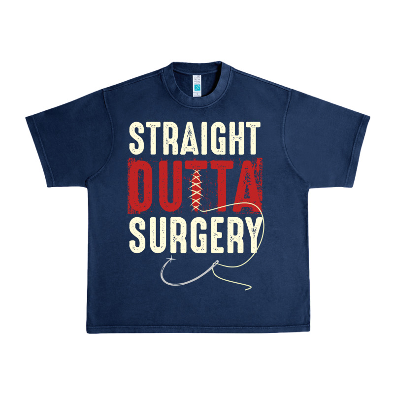 Straight Outta Surgery Funny Get Well Soon Gifts Post Surgery Supporti Urban Heavy Tee by linhVisuals | Teevron