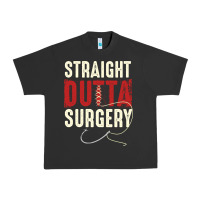 Pigment Black straight outta surgery funny get well soon gifts post surgery supporti Urban Heavy Tee - linhVisuals