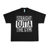 Black straight outta the gym Urban Heavy Tee - linhVisuals