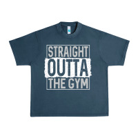 Midnight Navy straight outta the gym Urban Heavy Tee - linhVisuals