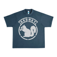 Midnight Navy Secret Squirrel Urban Heavy Tee - linhVisuals