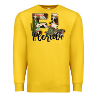 Lemon florida state cowhide serape cactus Premium Sweatshirt - RanaPortraitStore