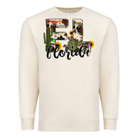 Sandshell florida state cowhide serape cactus Premium Sweatshirt - RanaPortraitStore