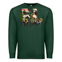 Sports Green florida state cowhide serape cactus Premium Sweatshirt - RanaPortraitStore