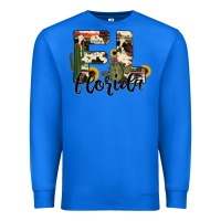 True Royal florida state cowhide serape cactus Premium Sweatshirt - RanaPortraitStore