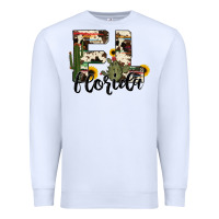 White florida state cowhide serape cactus Premium Sweatshirt - RanaPortraitStore