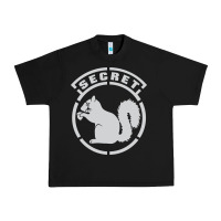 Black Secret Squirrel Urban Heavy Tee - linhVisuals