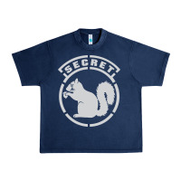 Navy Secret Squirrel Urban Heavy Tee - linhVisuals