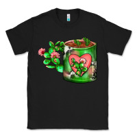 Black Cactus Coffee cup Classic Tee - FaDigitalArtStudio