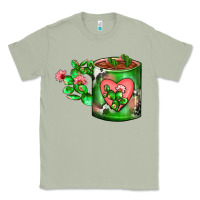 Matcha Cactus Coffee cup Classic Tee - FaDigitalArtStudio