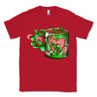 Red Cactus Coffee cup Classic Tee - FaDigitalArtStudio