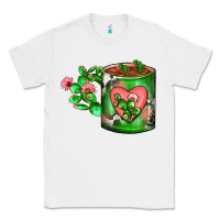White Cactus Coffee cup Classic Tee - FaDigitalArtStudio