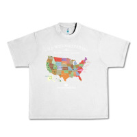 Lunar Rock us national parks map colorful with all 59 national parks Urban Heavy Tee - linhVisuals