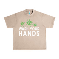 French Oak wash your hands green germs graphic Urban Heavy Tee - linhVisuals