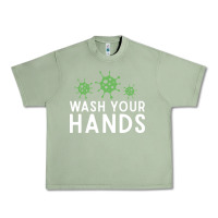 Oil Green wash your hands green germs graphic Urban Heavy Tee - linhVisuals