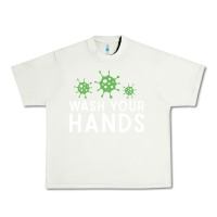 Pistachio wash your hands green germs graphic Urban Heavy Tee - linhVisuals