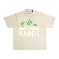 Sandshell wash your hands green germs graphic Urban Heavy Tee - linhVisuals