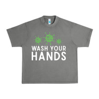 Tornado wash your hands green germs graphic Urban Heavy Tee - linhVisuals