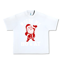 White where my ho's at funny santa christmas pun naughty xmas humor gift Urban Heavy Tee - linhVisuals