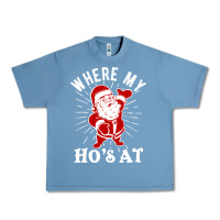 Pebble Blue where my ho's at funny santa christmas pun naughty xmas humor gift Urban Heavy Tee - linhVisuals