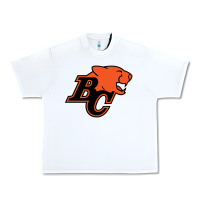 White BC Lions Urban Heavy Tee - linhVisuals
