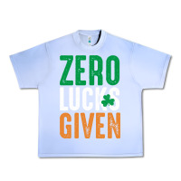Grape Ice zero lucks given funny st patricks day joke quote lucky shamrock irela Urban Heavy Tee - linhVisuals