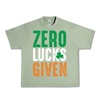 Oil Green zero lucks given funny st patricks day joke quote lucky shamrock irela Urban Heavy Tee - linhVisuals