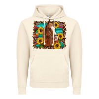 Vintage Artic horse sunflowers turquoise wooden serape leopard Vintage Hoodie - Artiststas