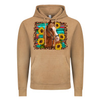 Vintage Camel horse sunflowers turquoise wooden serape leopard Vintage Hoodie - Artiststas