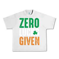 Lunar Rock zero lucks given funny st patricks day joke quote lucky shamrock irela Urban Heavy Tee - linhVisuals