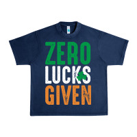 Navy zero lucks given funny st patricks day joke quote lucky shamrock irela Urban Heavy Tee - linhVisuals