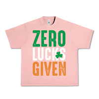 Salmon zero lucks given funny st patricks day joke quote lucky shamrock irela Urban Heavy Tee - linhVisuals