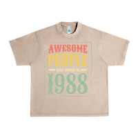 French Oak vintage 1988 awesome people are born in 1988 31st birthday gift for me Urban Heavy Tee - linhVisuals