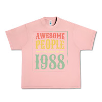 Salmon vintage 1988 awesome people are born in 1988 31st birthday gift for me Urban Heavy Tee - linhVisuals