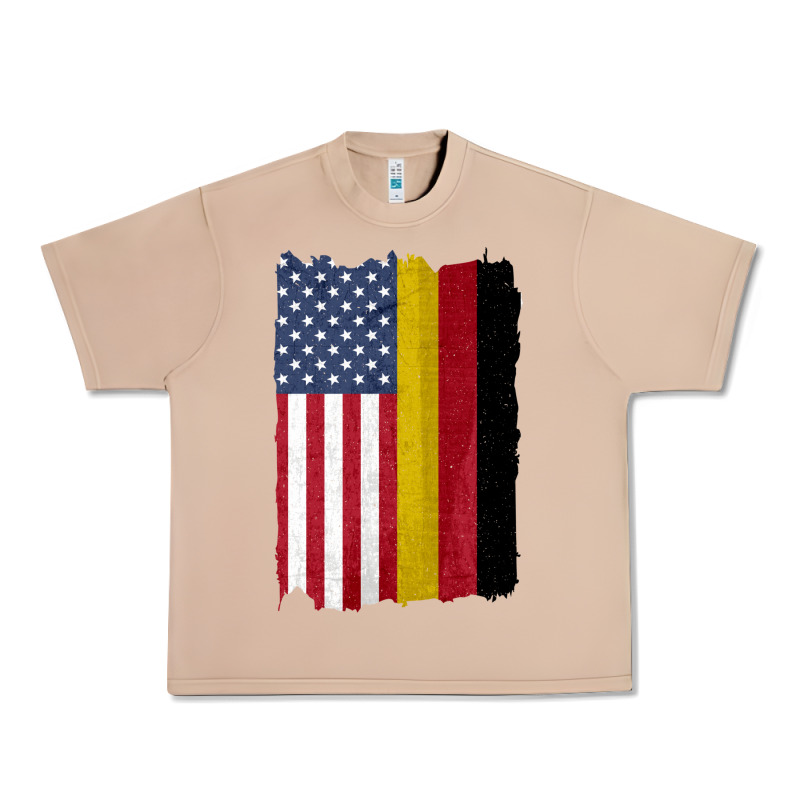 United States With Germany Flag Mix Us And German Country Flags Urban Heavy Tee by linhVisuals | Teevron