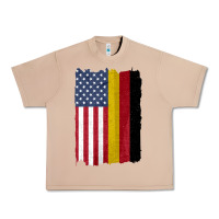 Burro united states with germany flag mix us and german country flags Urban Heavy Tee - linhVisuals