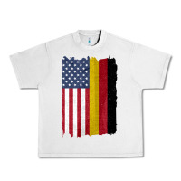 Lunar Rock united states with germany flag mix us and german country flags Urban Heavy Tee - linhVisuals