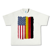 Pistachio united states with germany flag mix us and german country flags Urban Heavy Tee - linhVisuals